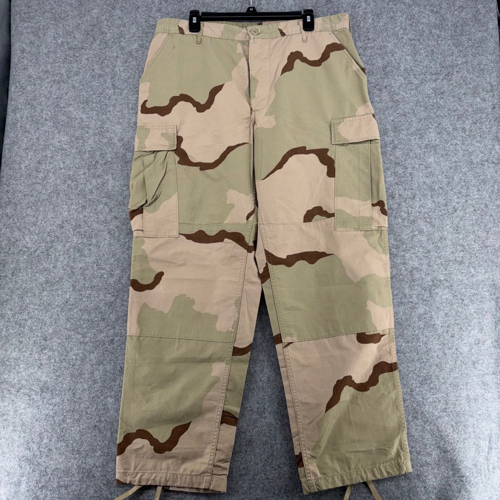 American Apparel Desert Camo BDU Trousers Mens Large Short 3 Color Combat Pants